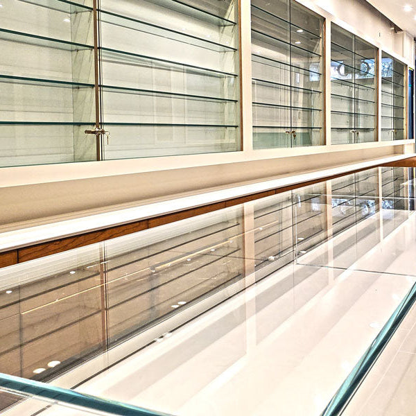4mm, Clear Glass Shelves, Not Tempered, Polished Edges