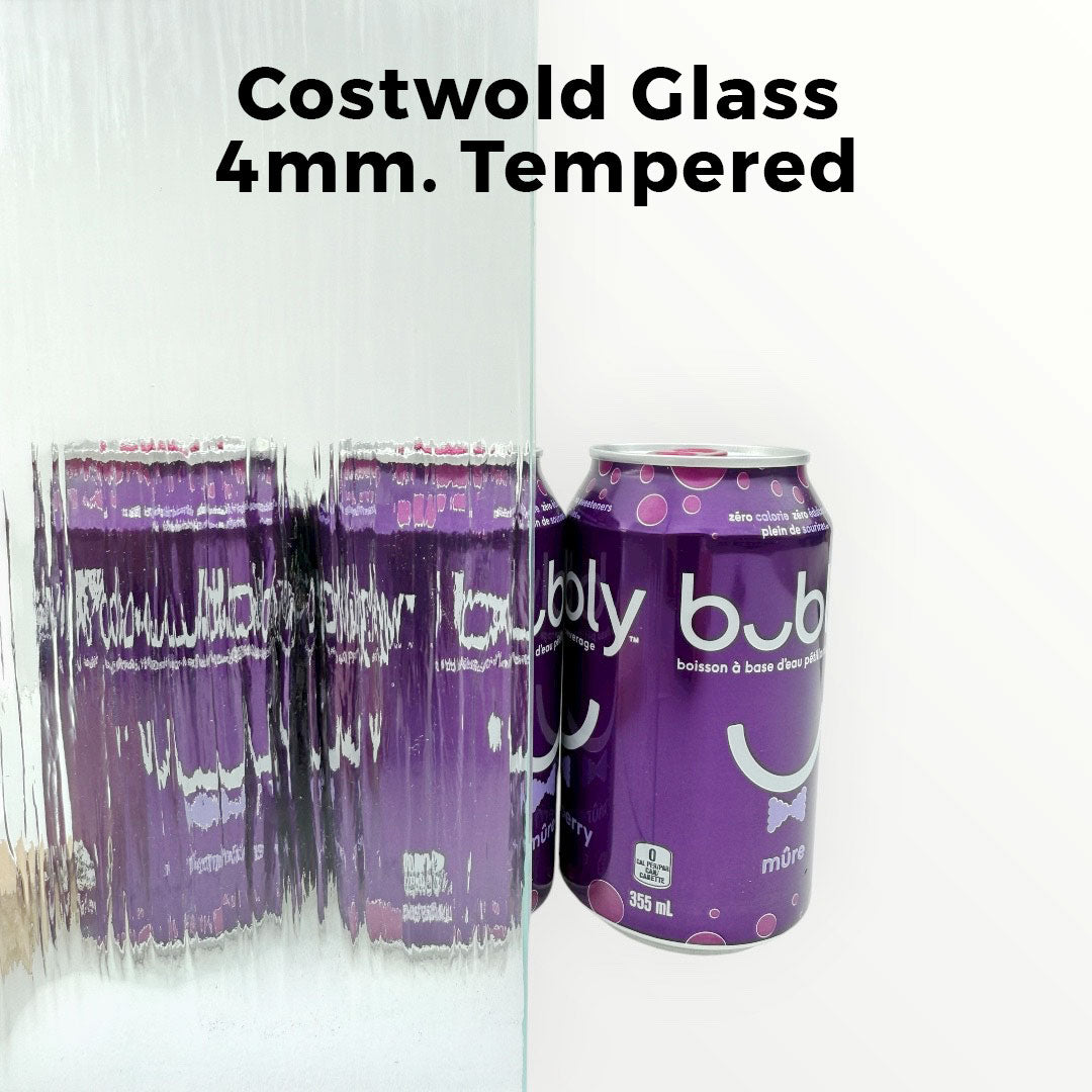 4mm, Tempered Costwold Glass, No Edges Polishing