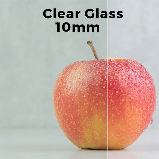 10mm, Cut to Size Clear Glass, Not Tempered, No Edges Polishing