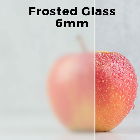 6mm, Cut to Size Frosted Glass, Not Tempered, No Edges Polishing