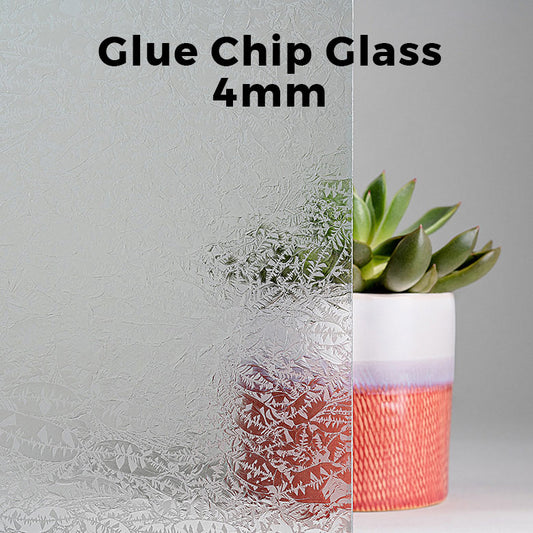 4mm, Glue Chip Glass, Not Tempered, Polished Edges