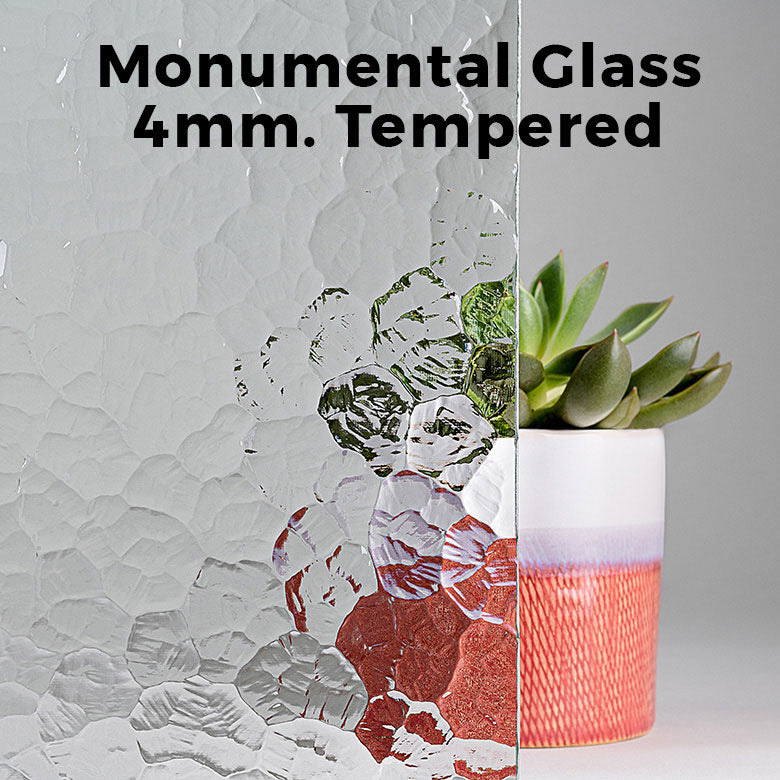 4mm, Tempered Monumental Glass, Polished Edges