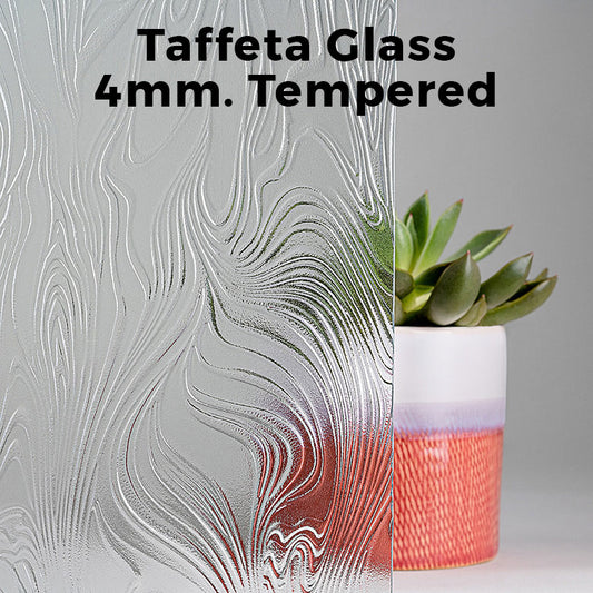 4mm, Tempered Taffeta Glass, Polished Edges